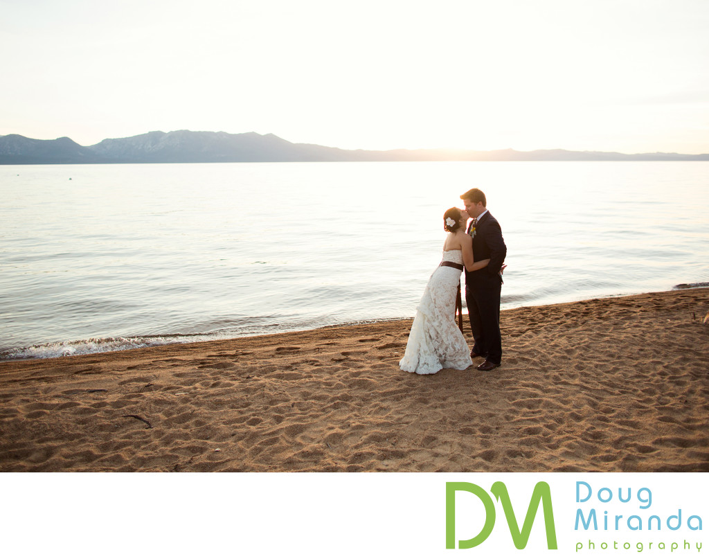 Edgewood Tahoe Beach Wedding Pictures