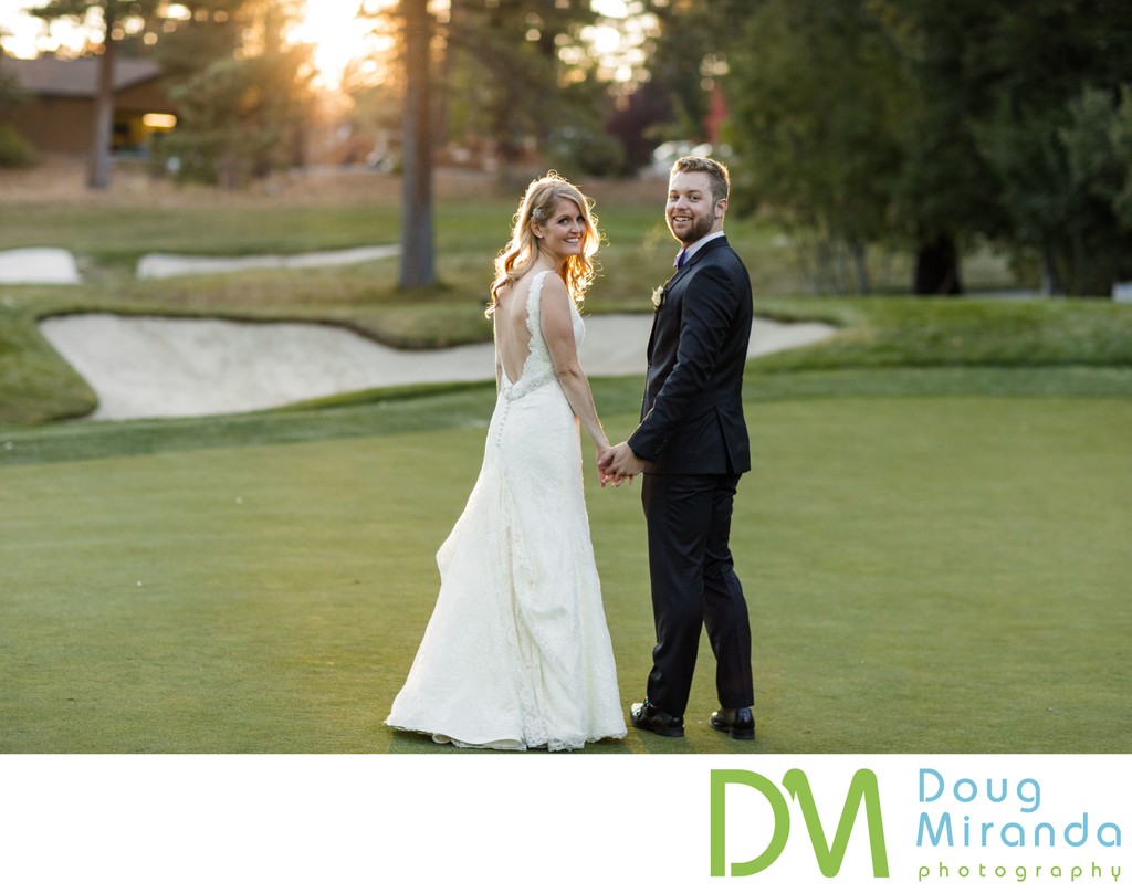 Golf Course Wedding photo Chateau at Incline Village