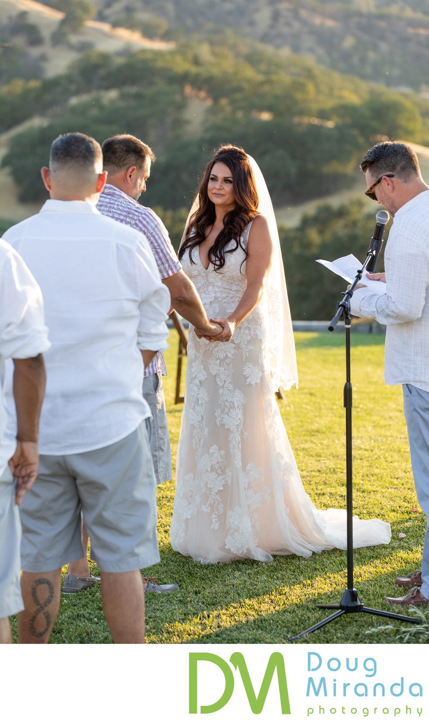 Taber Ranch Wedding Ceremony Photograph