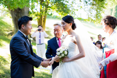 Grand Island Mansion Wedding Ceremony Pictures