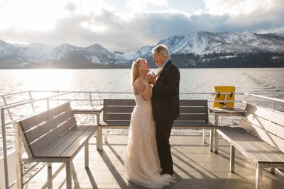 Tahoe Paradise Boat Wedding Photographer