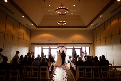 Hyatt Regency Lake Tahoe Winter Wedding Ceremony
