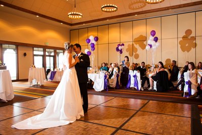 Hyatt Regency Lake Tahoe Winter Wedding Reception Photo