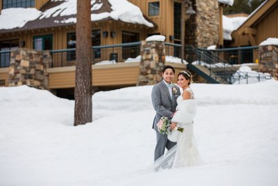 The Chateau at Incline Village Winter Wedding Photos