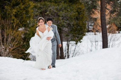 Winter Wedding Chateau at Incline Village