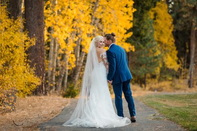 Chateau at Incline Village Fall Wedding Photography