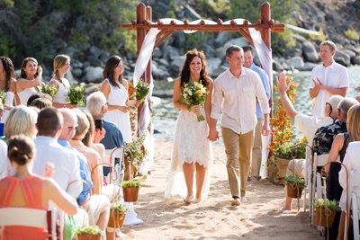 Round Hill Pines Beach Resort Wedding Ceremony