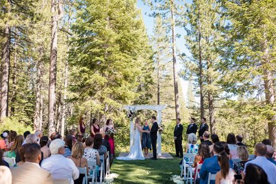 The Lodge at Tahoe Donner Wedding Ceremony