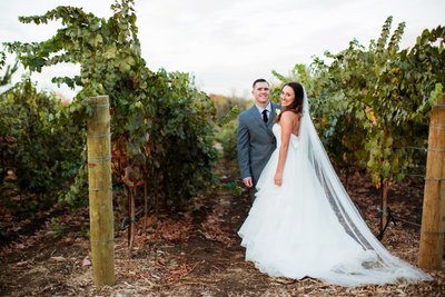 Flower Farm Inn Wedding Vineyard Photography
