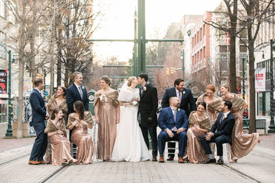 Memphis Wedding Photographer The Columns Bridal Party