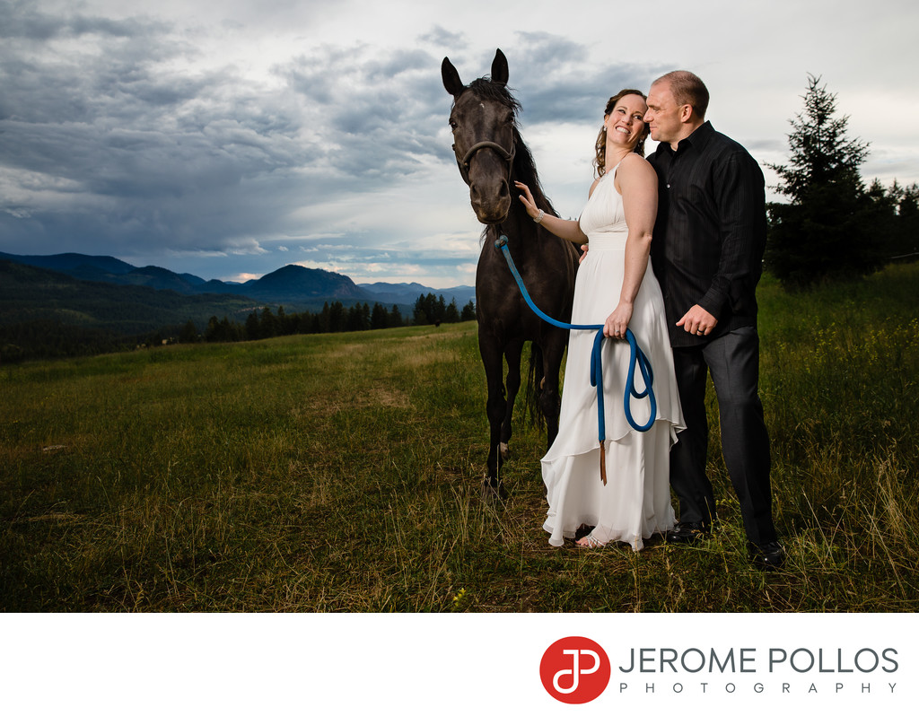 Horse Ranch Wedding In Chewelah, Washington