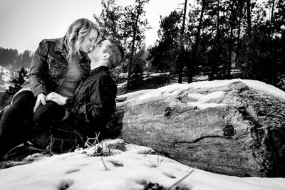 Winter Engagement Picture