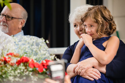 Daughter Cries During Wedding Ceremony Spokane