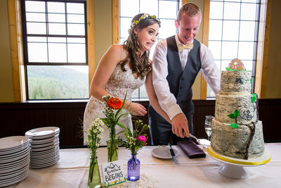 Bride Reacts To Almost Knocking Over Cake Schweitzer