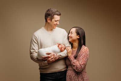 Family Studio Photo Shoot with Newborn
