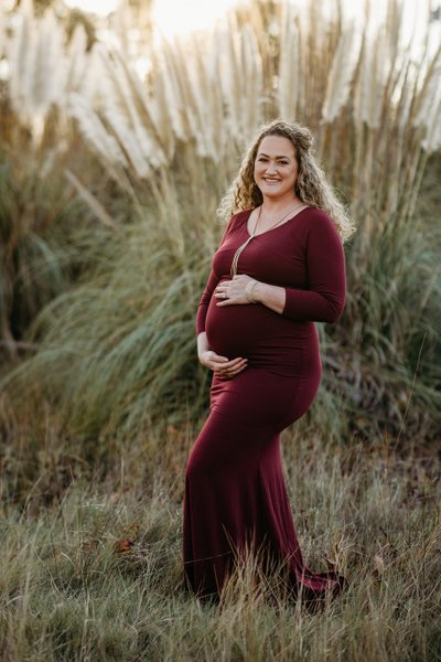 Outdoor Maternity Session at Golden Hour
