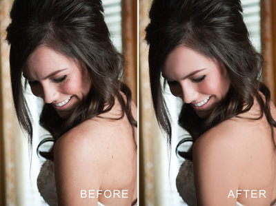 skin smoothing retouch