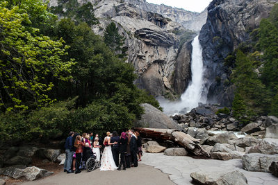 Yosemite Waterfall Wedding