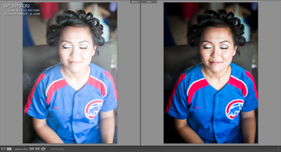 color correction getting ready cubs