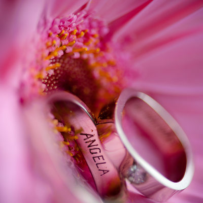 bloemen en ringen