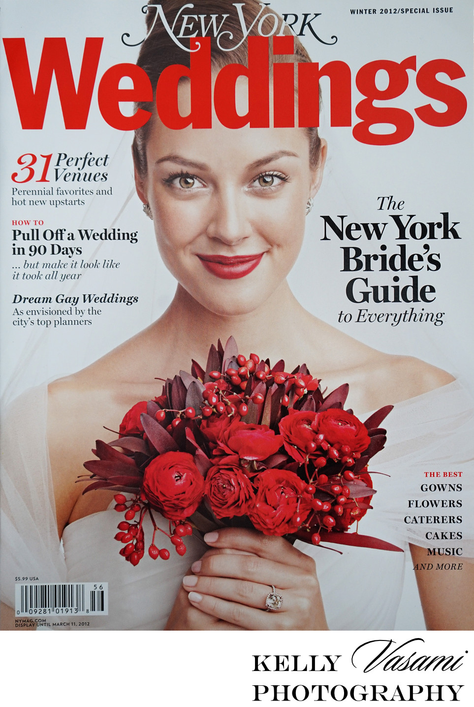 Cover of New York Weddings Magazine | Winter 2012 Issue