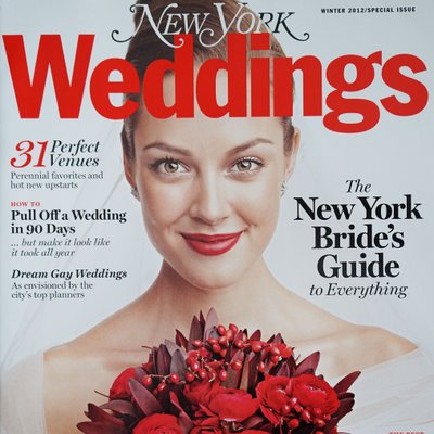 Cover of New York Weddings Magazine | Winter 2012 Issue