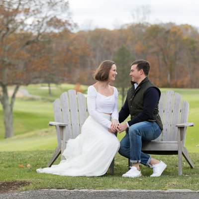 Golf Course / CT Country Club Engagement Session