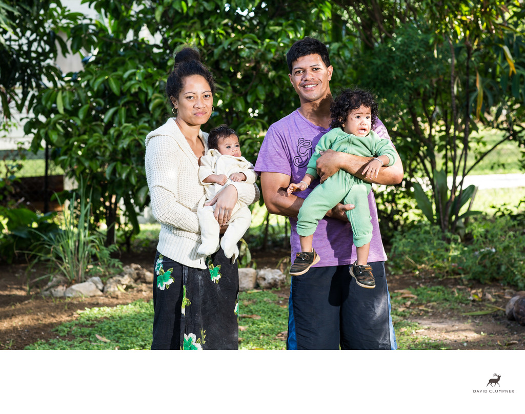 Tauataina Family Portrait: Havili, Siunipa, Malakai, Moana