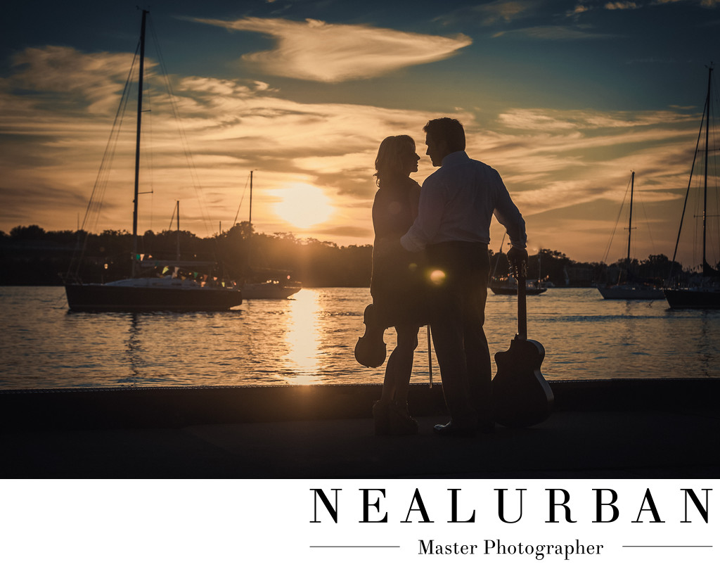 youngstown yacht club wedding engagement sunset reception 