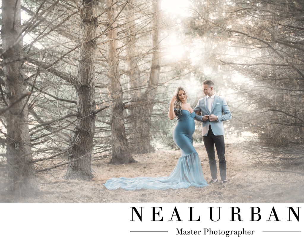 Glowing Maternity Session in the Woods
