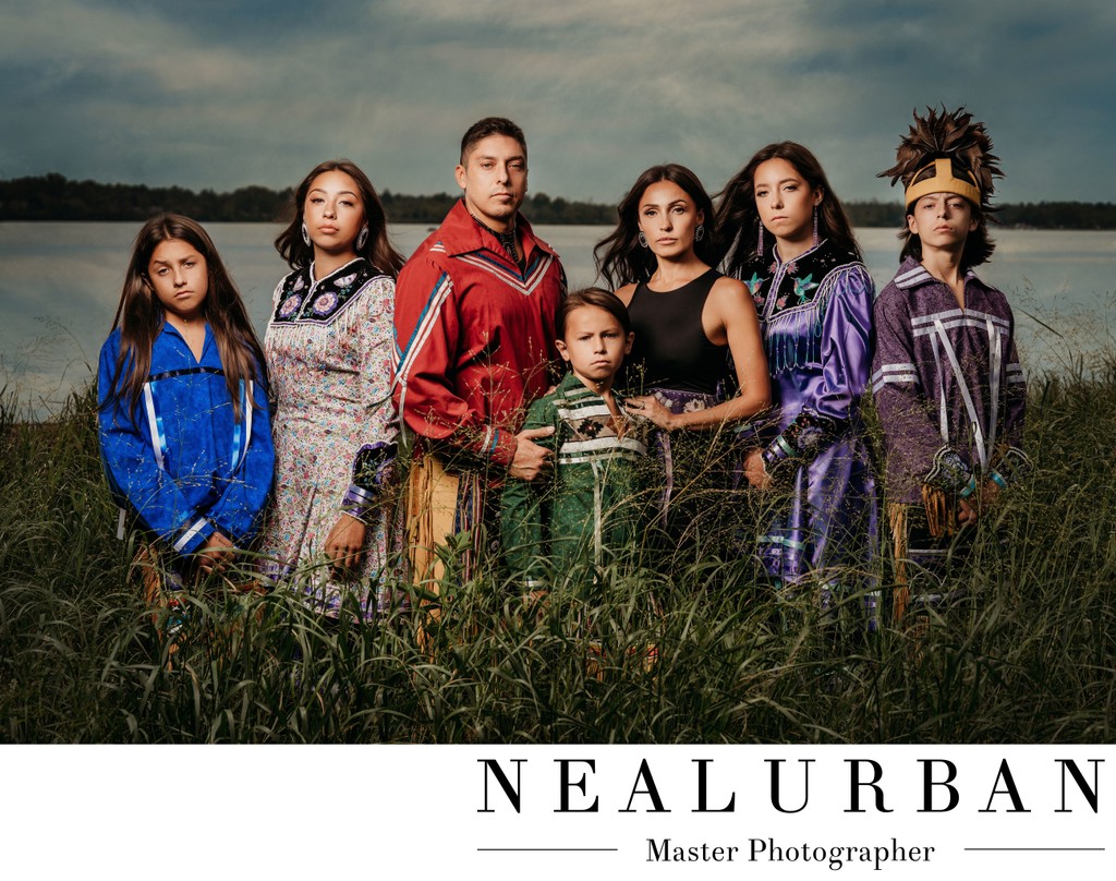 Indigenous Family Portrait