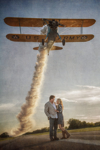 buffalo award winning wedding photography airplane airport