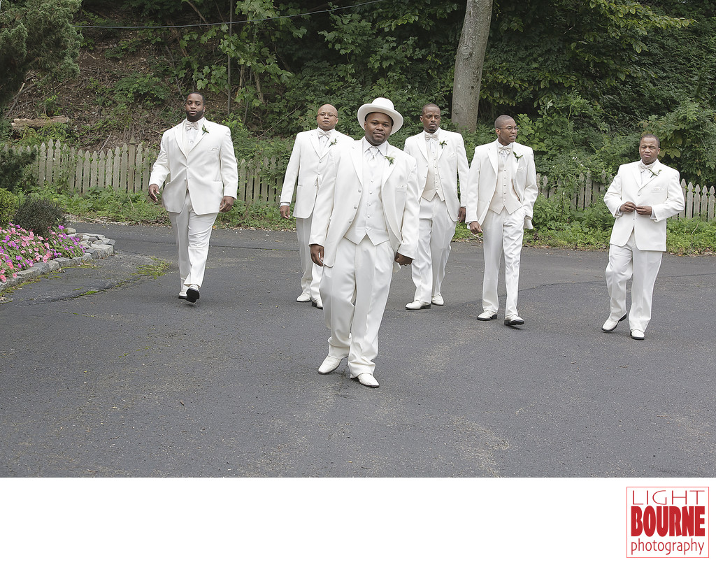 Groomsmen at The Marian House