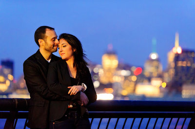NYC Skyline From Hoboken Engagement
