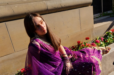 Bride in a Sari at Cornell University