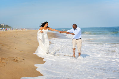 Beach Wedding on Montauk NY
