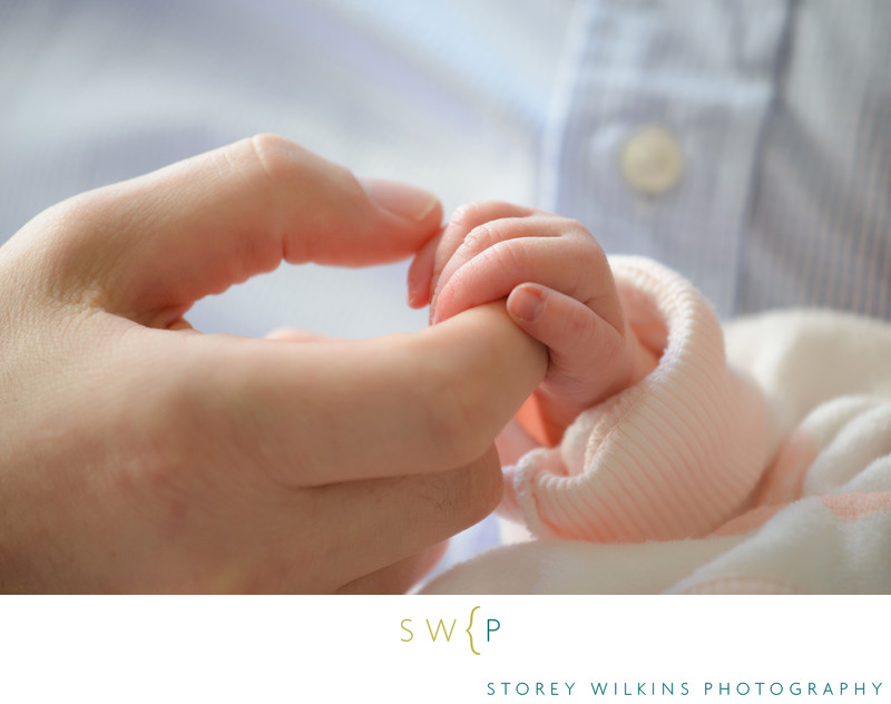 Fabulous Tiny Baby Fingers by T.O. Newborn Photographer