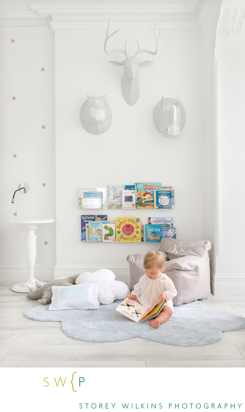 A Modern Chic Baby's Room in Toronto