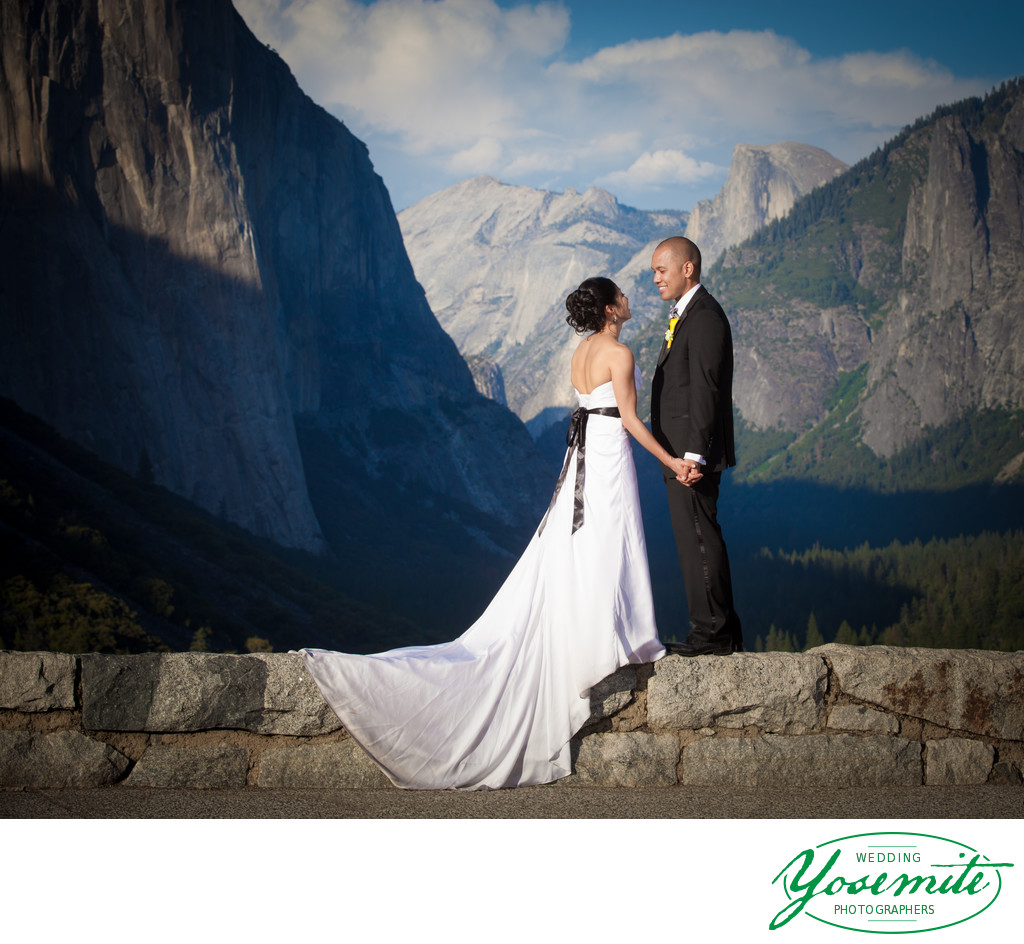 Tunnel View Wedding Couple
