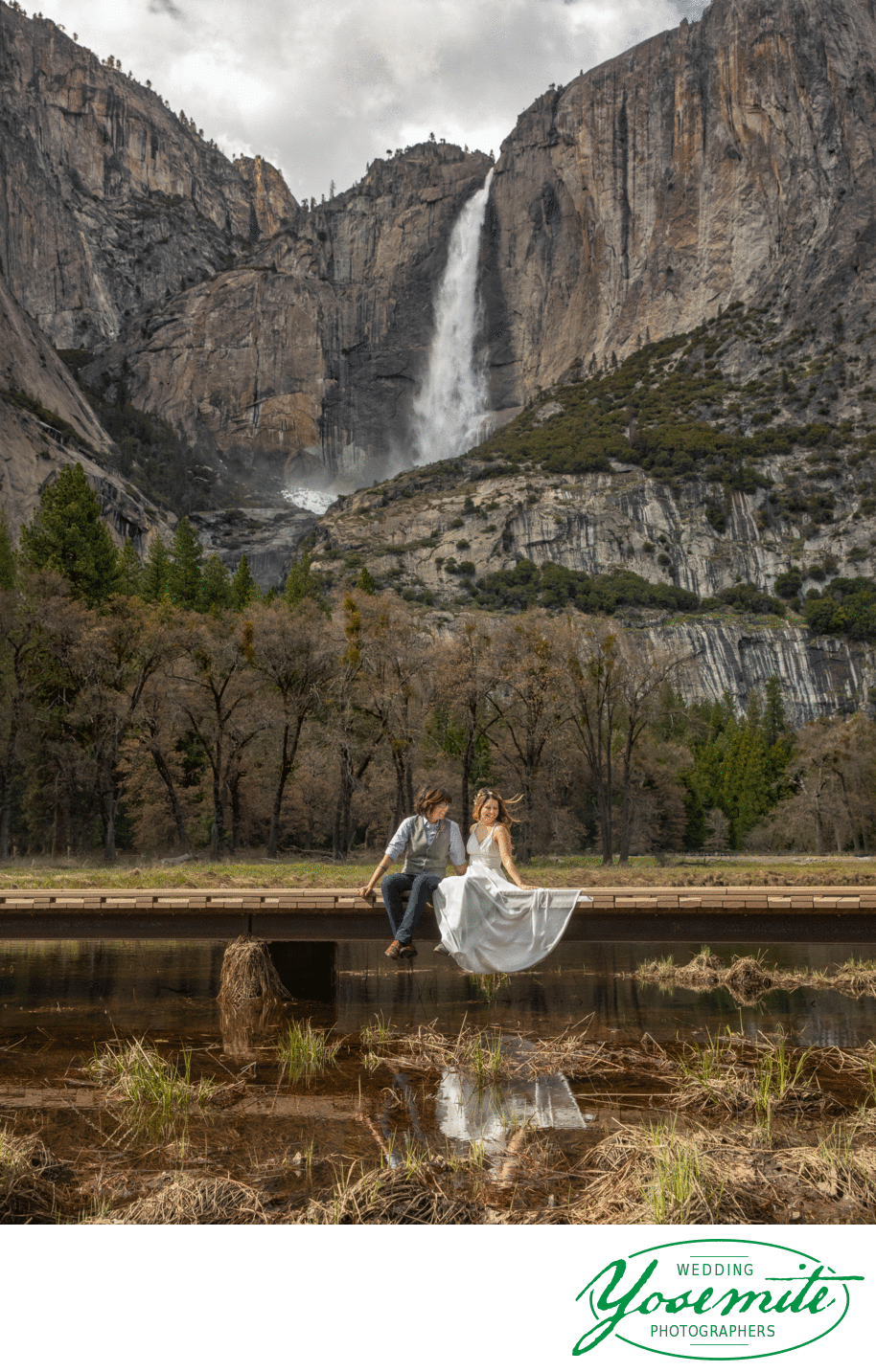 A Photo of a LGBTQ Wedding in Cook's Meadow Yosemite
