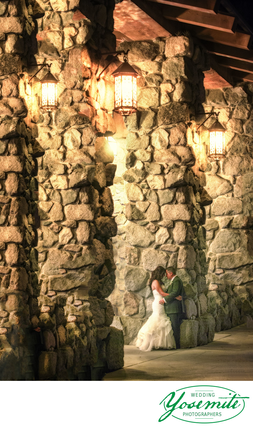 Just Married at the Ahwahnee Hotel