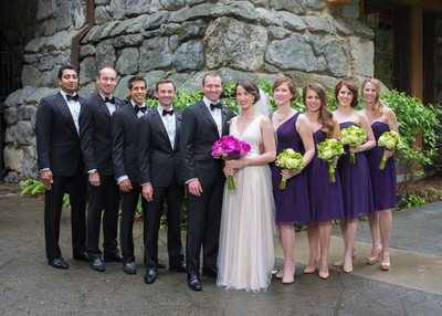 Wedding Party at Majestic Yosemite 
