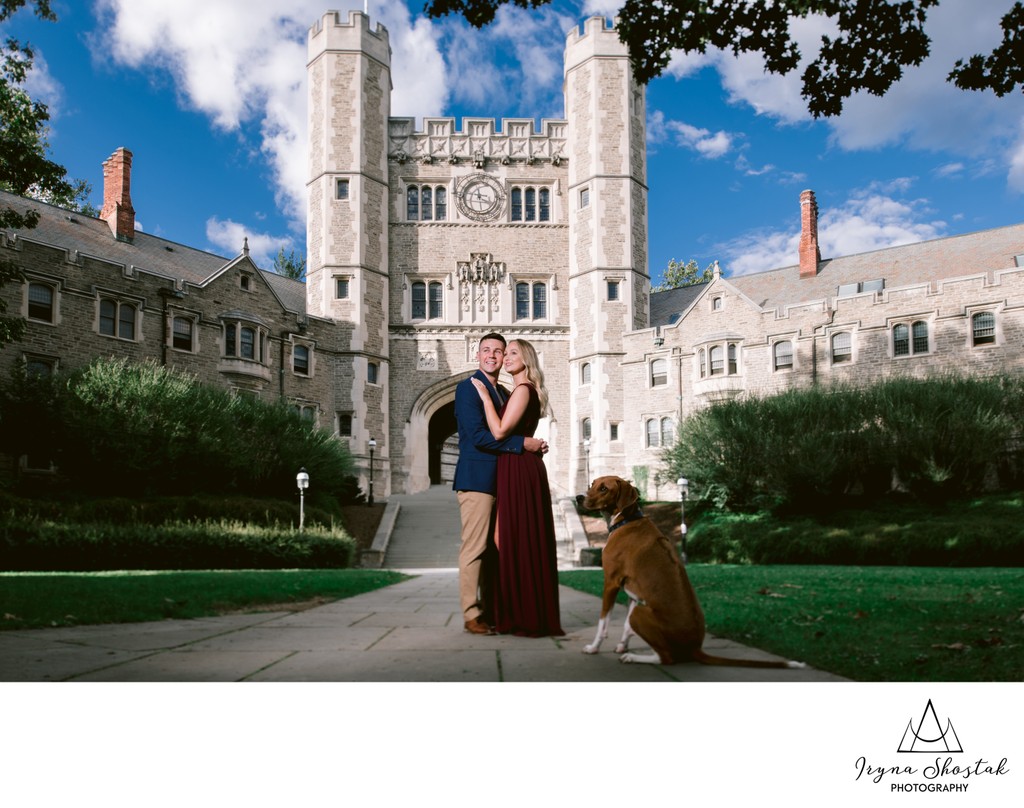 Princeton University Engagement Photography