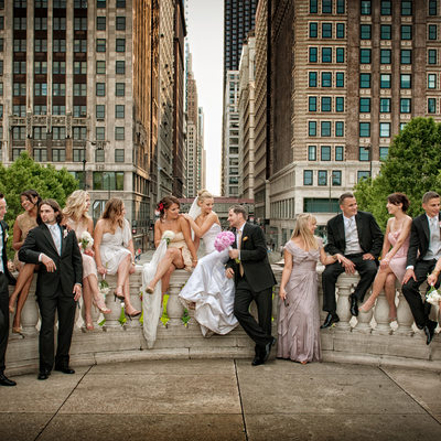 Bridal Portraits in Downtown Chicago