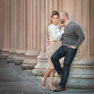 Chicago Board of Trade Building Engagement Portrait
