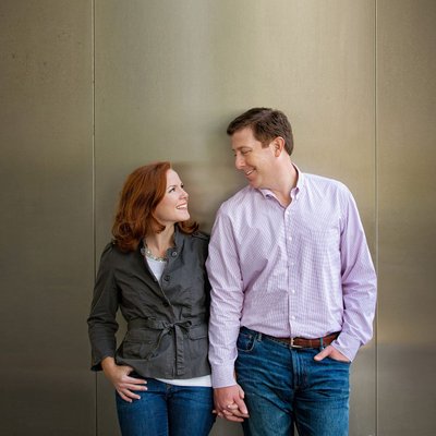 Engagement Portrait by Bart Galbas at the Trump Tower