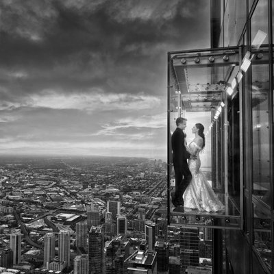 skydeck wedding at the metropolitan willis tower