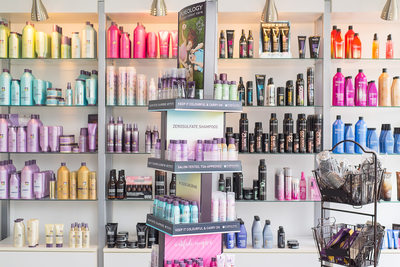 salon product photography for website branding