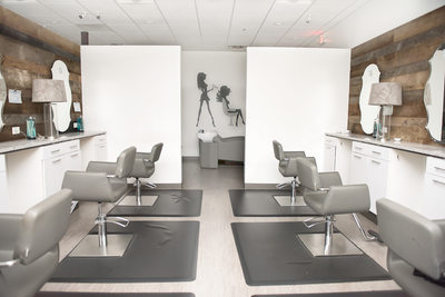 franklin salon business branding - indoor photos