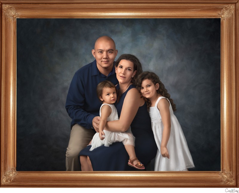 Vancouver Washington Portraits- painted chang family Vancouver Washington Portraits- painted chang family